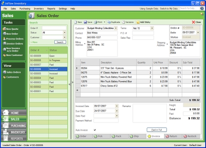 inFlow Inventory Software Free Edition V2